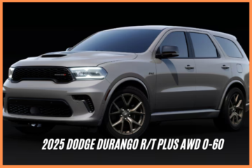 2025 dodge durango r/t plus awd 0-60