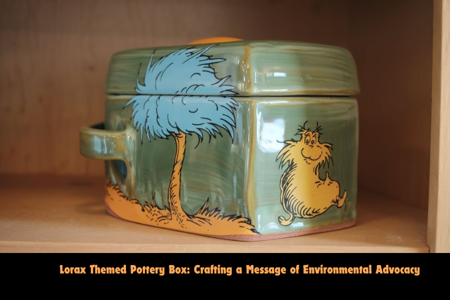 lorax themed pottery box